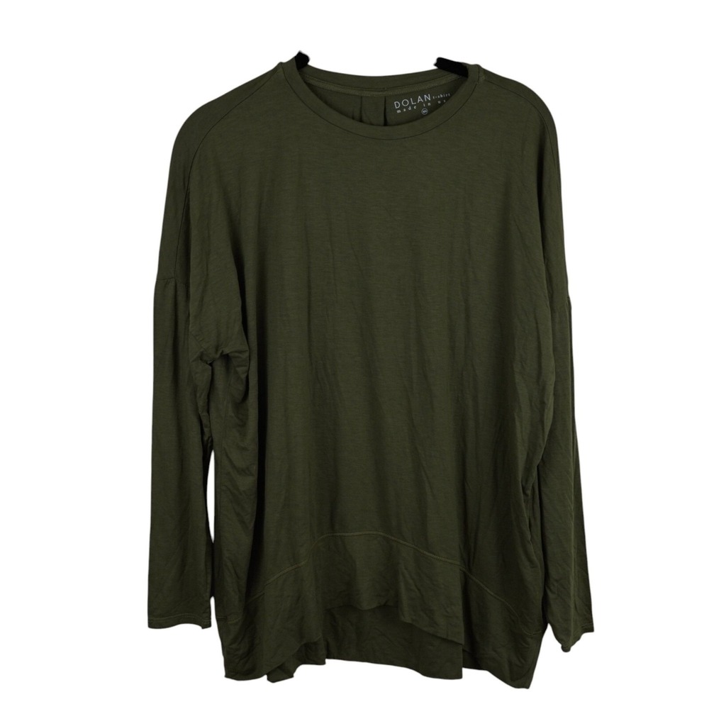 Dolan Left Coast Olive Green Oversized Long Sleeve Top Size‎ XS